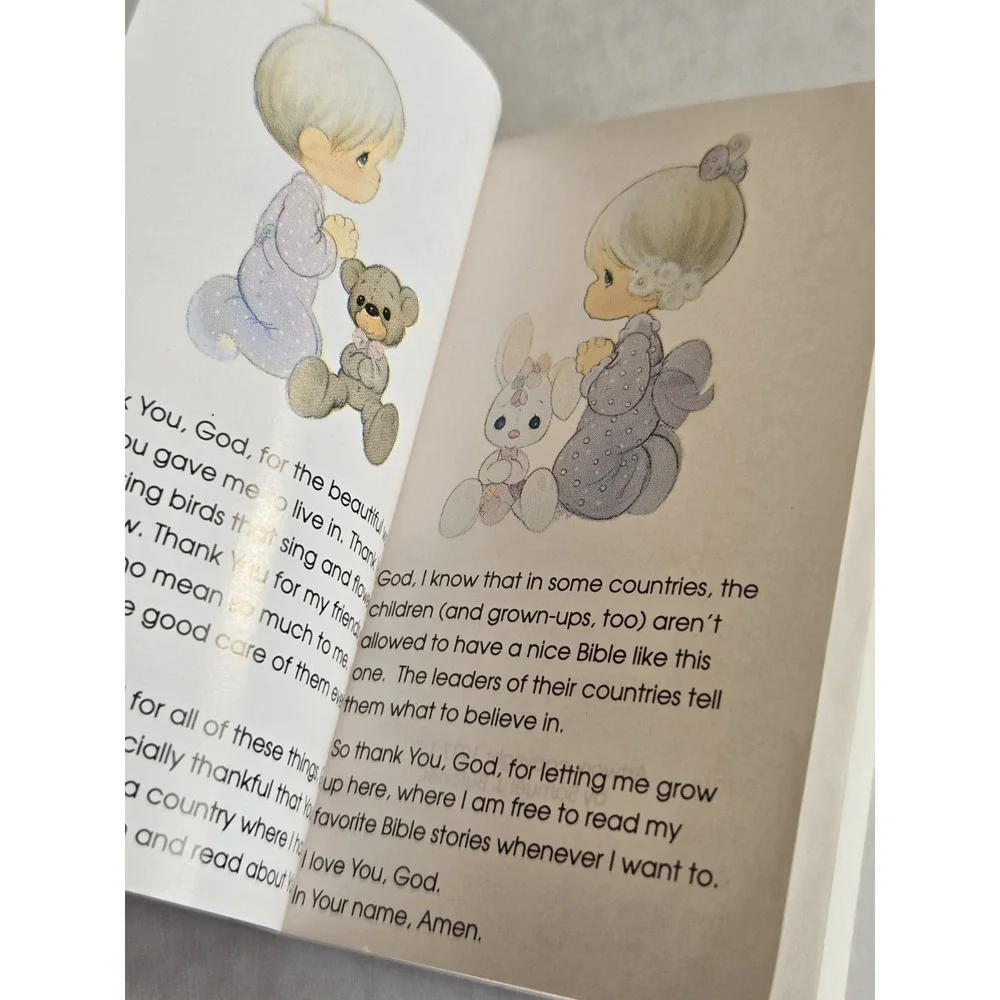 VTG Precious Moments POCKET BIBLE New Testament with Psalms NKJV‎ Gift Edition
